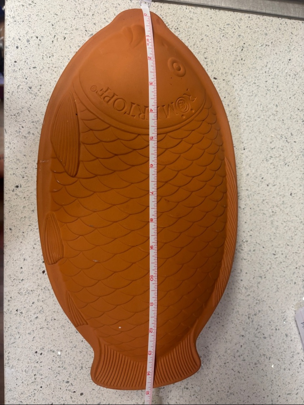 Romertopf- Fish-Shaped cookware - Terracotta